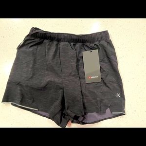 Men’s Lululemon Surge Short 4’ inseam with a LINER.